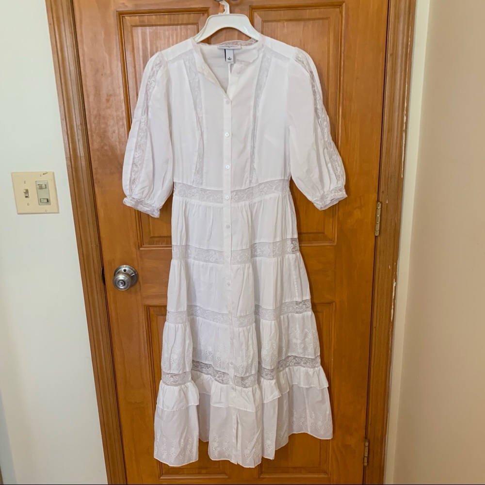 NWT LoveShackFancy Phoebe Button-up Dress